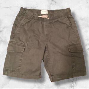 Old Navy Boys Grey Cargo Shorts Size‎ M/8 Cotton Blend